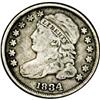 Image 1 : 1834 10C Large 4 VF30 NGC. JR-6, R.1. Medium gray toni 1834[10C] Large 4 JR-6, R.1. Reiver state h. 