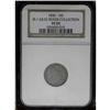 Image 3 : 1836 10C VF25 NGC. JR-1, R.3. Gunmetal gray toning wit 1836[10C] JR-1, R.3. Reiver state a. VF25 NGC
