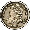 Image 1 : 1837 10C AU53 NGC. JR-2, R.3 Medium gray toning on the 1837[10C] JR-2, R.3. Reiver state b. AU53 NGC