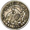 Image 2 : 1837 10C AU53 NGC. JR-2, R.3 Medium gray toning on the 1837[10C] JR-2, R.3. Reiver state b. AU53 NGC