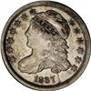 Image 1 : 1837 10C AU53 NGC. JR-4, R.1. Mostly lustrous surfaces 1837[10C] JR-4, R.1. Reiver state b. AU53 NGC