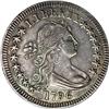 Image 1 : 1796 25C B-1, R.5. AU53 NGC. Usual State. Low 6; Small 1796[25C] B-1, R.5. AU53 NGC. Usual State.