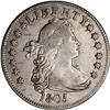 Image 1 : 1805 25C B-4, R.4. VF35 NGC. Usual State. 5 clear of b 1805[25C] B-4, R.3. VF35 NGC. Usual State.