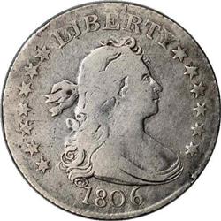 1806 25C B-3, R.1. VG10 NGC. Die State III. I and T br 1806[25C] B-3, R.1. VG10 NGC. Die State III.