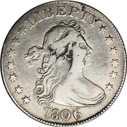 1806 25C B-4, R.4. VF20. Die State III. Stars well spa 1806[25C] B-4, R.4--Damaged, Improperly Clean