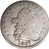 Image 1 : 1807 25C B-1, R.3. Fine 12. Die State II. Perfect 1 in 1807[25C] B-1, R.3--Improperly Cleaned--NCS. 