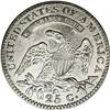 Image 2 : 1815 25C "L" Counterstamp B-1, R.7. XF45. Die State I. 1815[25C] "L" Counterstamp B-1, R.5--Improper