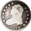 Image 1 : 1818 25C B-7, R.4. Good 6 NGC. Early Die State. Star 9 1818[25C] B-7, R.4. Good 6 NGC. Early Die Sta