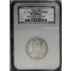 1828 25C Normal Reverse. B-1, R.1--Improperly Cleaned- 1828[25C] Normal Reverse. B-1, R.1--Improperl