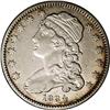 Image 1 : 1834 25C B-1, R.1. XF40. Die State I. Star 7 repunched 1834[25C] B-1, R.1--Reverse Scratched--NCS. V