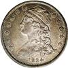 Image 1 : 1834 25C B-1, R.1. AU58 NGC. Die State IV. Star 7 repu 1834[25C] B-1, R.1. AU58 NGC. Die State IV.
