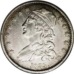 1835 25C B-3, R.4. XF45. Usual Die State. 8 is low and 1835[25C] B-3, R.4--Improperly Cleaned--NCS. 