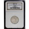 Image 1 : 1835 25C B-4, R.3. AU50 NGC. Die State III. Curl wholl 1835[25C] B-4, R.4. AU50 NGC. Die State III.