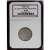 Image 3 : 1836 25C B-3, R.1. VF25 NGC. Die State I. Star 7 point 1836[25C] B-3, R.1. VF25 NGC. Die State I.