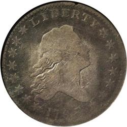 1795/1795 50C Good 6 NGC. O-112, R.4. Rich peach, lave 1795/1795[50C] Doubled Date, 2 Leaves. O-112,