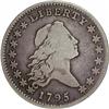Image 1 : 1795 50C 2 Leaves Fine 12 NGC. O-121, R.4. A smooth do 1795[50C] 2 Leaves. O-121, R.4. Fine 12 NGC.