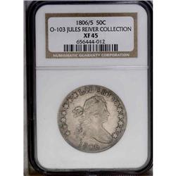 1806/5 50C XF45 NGC. Ex: Don Horton (10/1979). 1806/5[50C] XF45 NGC.