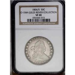 1806/5 50C VF20 NGC. Ex: Jonathan Kern (11/1990). 1806/5[50C] VF20 NGC.