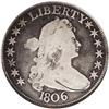 Image 1 : 1806 50C Pointed 6, Stem VG10 NGC. O-122, High R.6. Th 1806[50C] Pointed 6, Stem. O-122, High R.6. V