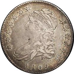 1809 50C VF30 NGC. O-114a, R.5. This is a second examp 1809[50C] VF30 NGC.