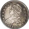 Image 1 : 1809 50C VF30 NGC. O-115, R.2. Line one of stripe five 1809[50C] VF30 NGC.