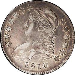 1810 50C XF45 NGC. O-104a, R.3. A thin die crack that 1810[50C] XF45 NGC.