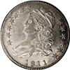 Image 1 : 1811/10 50C AU58 NGC. O-101, R.1. This overdate variet 1811/10[50C] AU58 NGC.