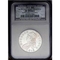 1812 50C --Improperly Cleaned--NCS. XF Details. O-103, 1812[50C]--Improperly Cleaned--NCS. XF Detail