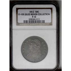 1812 50C Fine 12 NGC. O-105, R.1. Rich coral and viole 1812[50C] Fine 12 NGC.