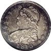 Image 1 : 1813 50C 50C Over UNI AU50 NGC. O-101a, High R.3. This 1813[50C] 50C Over UNI AU50 NGC.