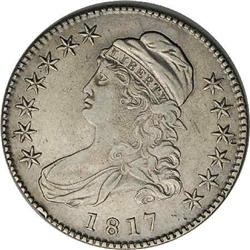 1817 50C --Improperly Cleaned--NCS. XF Details. O-104, 1817[50C]--Improperly Cleaned--NCS. XF Detail