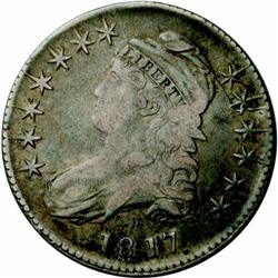 1817 50C VF30 NGC. O-105a, Low R.4. This advanced die 1817[50C] VF30 NGC.