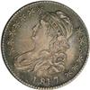 Image 1 : 1817 50C AU55 NGC. O-106, R.2. A heavy die scratch (as 1817[50C] AU55 NGC.
