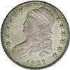 Image 1 : 1821 50C AU53 NGC. O-101a, R.1. This die state is diff 1821[50C] AU53 NGC.