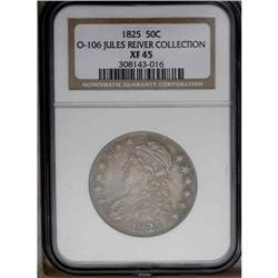1825 50C XF45 NGC. O-106a, R.3. A later die state, thi 1825[50C] XF45 NGC.