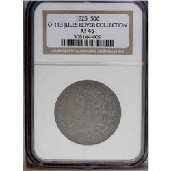 1825 50C XF45 NGC. O-113, R.1. Star 13 is very near th 1825[50C] XF45 NGC.