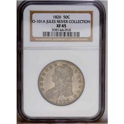 1826 50C XF45 NGC. O-101A. R.2. Medium gray surfaces w 1826[50C] XF45 NGC.