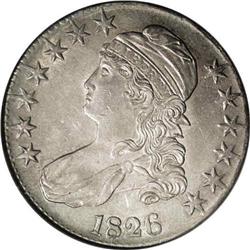 1826 50C --Improperly Cleaned--NCS. AU Details. O-107, 1826[50C]--Improperly Cleaned--NCS. AU Detail