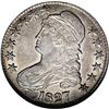 Image 1 : 1827 50C Square Base 2 AU53 NGC. O-128, R.3. This Over 1827[50C] Square Base 2 AU53 NGC.
