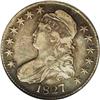 Image 1 : 1827 50C Square Base 2--Obverse Scratched, Rim Damage- 1827[50C] Square Base 2--Obverse Scratched, R