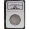 Image 3 : 1827 50C Square Base 2 AU53 NGC. O-133, R.4. On this f 1827[50C] Square Base 2 AU53 NGC.