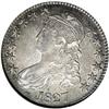 Image 1 : 1827 50C Square Base 2 AU53 NGC. O-135, R.3. Dark in c 1827[50C] Square Base 2 AU53 NGC.