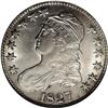 Image 1 : 1827 50C Square Base 2 AU55 NGC. O-136, R.4. This vari 1827[50C] Square Base 2 AU55 NGC.