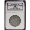 Image 3 : 1827 50C Square Base 2 VF30 NGC. O-145, R.5. This rare 1827[50C] Square Base 2 VF30 NGC.
