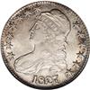 Image 1 : 1827 50C Curl Base 2 AU58 NGC. O-146, R.2. The O-146 a 1827[50C] Curl Base 2 AU58 NGC.