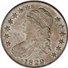 Image 1 : 1829 50C AU55 NGC. O-111, R.2. The right side of the 9 1829[50C] Small Letters AU55 NGC.