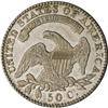Image 2 : 1830 50C Small 0 AU58 NGC. O-103, R.1. The vertical st 1830[50C] Small 0 AU58 NGC.