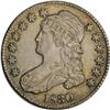 Image 1 : 1830 50C Small 0 AU55 NGC. O-106, R.2. The A in STATES 1830[50C] Small 0 AU55 NGC.