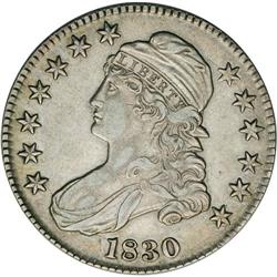 1830 50C Small 0 AU50 NGC. O-107, R.2. The fields impa 1830[50C] Small 0 AU50 NGC.