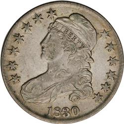 1830 50C Small 0--Reverse Damage--NCS. XF Details. O-1 1830[50C] Small 0--Reverse Damage--NCS. XF De